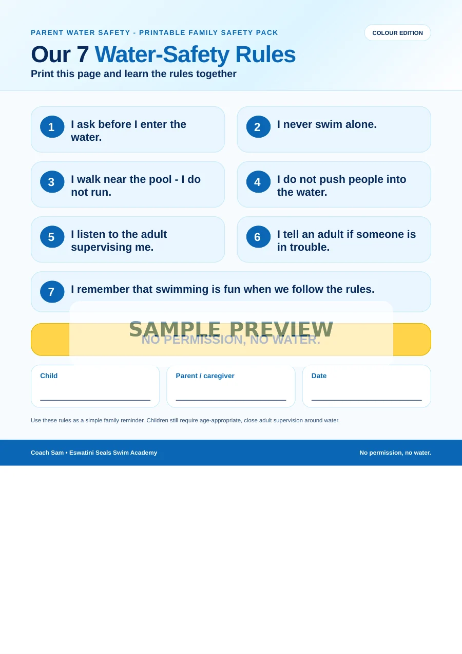 7 Water-Safety Rules for Children preview